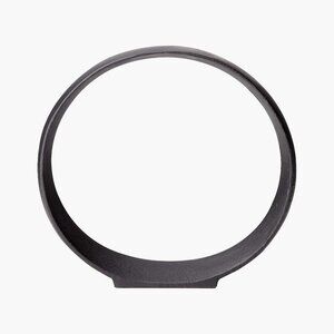 CB2 small metal ring sculpture